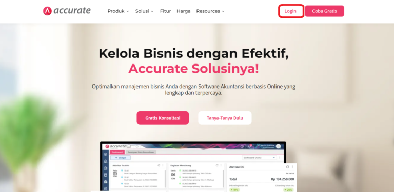 Cara Daftar Accurate Online